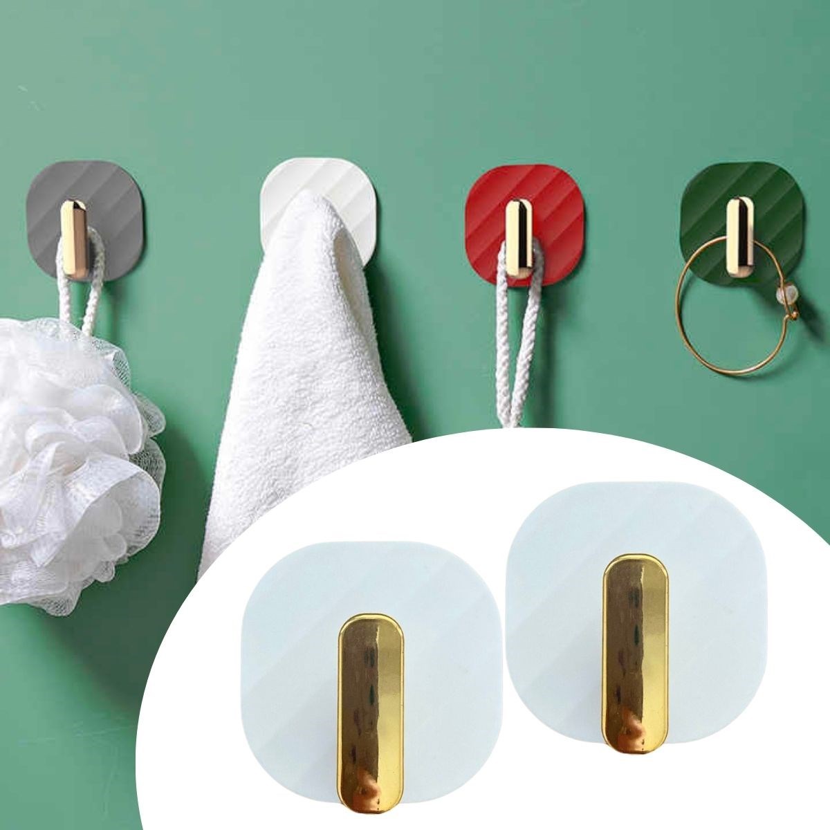 BUFFER® 2li Yapışkanlı Retro Askılık Dolap Kapak Kulpu Beyaz BUFFER® 2li Yapışkanlı Retro Askılık Dolap Kapak Kulpu Beyaz