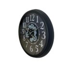 Heritage Black 60 Cm Çarklı Duvar Saati - Görsel 2