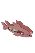 BUFFER®  Kediler İçin Ahşap 2 Toplu Eğimli  Sevimli Balık Şeklinde Eğitim Amaçlı Oyuncak - Görsel 7