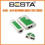 RJ45 / RJ11 Tester ADSL Kablo Cat5 Cat6 Kablo Test Cihazı