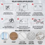 BUFFER® 100x100cm Statik Kağıt Renkli Çarpım Tablosu - Görsel 5