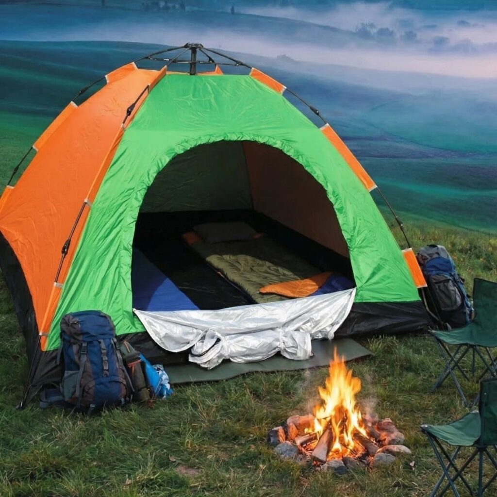BUFFER® 6 Kişilik Otomatik Kurulum Kamp Çadırı – Outdoor Aile