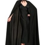 Mey İthalat® Siyah Renk Yakalı Halloween Pelerini 120 cm