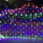 BUFFER® 1x2 Metre Dekoratif File Ağ Perde 192 LED 8 Animasyonlu Farklı Işık Modu RGB Fişli - Görsel 5