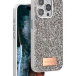 Mey İthalat®  iPhone 14 Pro Bright Simli Kapak - Gold