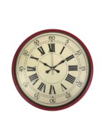 36 Cm Kırmızı Retro Duvar Saati - Görsel 4