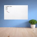 BUFFER® Ders Çalışma Yazı Tahtası Manyetik Duvar Stickerı 100x60 cm - Görsel 2