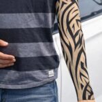 Mey İthalat® Giyilebilir Kol Dövmesi Çorap Dövme 3D Baskılı Kol Bacak Dövme 2 Adet Model 2