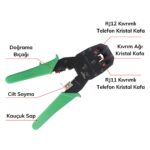 BUFFER® 3ü 1 Arada Modüler Kablo Sıkma,Soyma ve Kesme Pensesi - Görsel 5