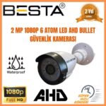 2 MP 1080P 2 İç Mekan 2 dış Mekan 4 Kameralı Ahd Güvenlik Seti - Görsel 3