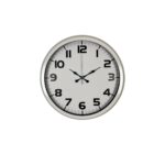 Sade Tasarım Beyaz 40 Cm Metal Duvar Saati - Görsel 3