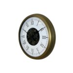 Vintage Roma Rakamlı 60 Cm Çarklı Duvar Saati - Görsel 2