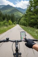 Evrensel Motosiklet Telefon Tutucu – Kaymaz, Kilitlenebilir Güvenli Tutuşlu, 360° Ayarlanabilir Gidon Bağlantılı Akıllı Telefon Aparatı - Görsel 8