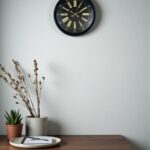 36 Cm Siyah Modern Duvar Saati