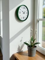 36 Cm Yeşil Modern Dekoratif Duvar Saati - Görsel 3