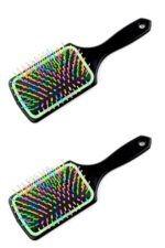 BUFFER® Saç Açıcı Pratik Renkli Uçlu Plastik Saç Fırçası Tarağı Ergonomik Tarak - Görsel 7