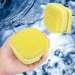 BUFFER® Yumuşak Silikon Malzemeli Esnek Jel Hazneli Masaj Fonksiyonlu Etkili Banyo Duş Kese Lifi - Görsel 6