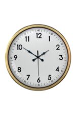 52 cm Eskitme Metal Dekoratif Duvar Saati - Görsel 3