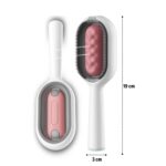 BUFFER® Su Hazneli Kedi ve Köpek Tüyü Toplamama Fırçası Su Hazneli Pet Tarağı - Görsel 4