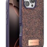 Mey İthalat®  iPhone 16 Pro Max Bright Simli Kapak - Derin Mor