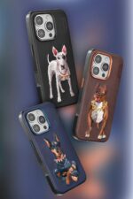 Mey İthalat®  iPhone 16 Perma Desenli Kapak - Lacivert - Görsel 3