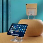 BUFFER® 360 Derece Dönebilen Yükseltilmiş Masaüstü Ayarlanabilir  Metal Tablet Standı - Görsel 2