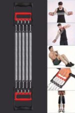 BUFFER® Göğüs Genişletme ve Kuvvet Egzersiz Aleti – 5 Yaylı 5 Kademeli Ayarlanabilir Fitness ve Kuvvet Antrenmanı Ekipmanı - Görsel 6