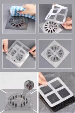 BUFFER® 10'lu Banyo ve Mutfak Lavabo Koku Önleyici ve Haşere Böcek Önleyici Gider Filtresi - Görsel 7