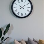 Siyah Klasik & Şık 40 Cm Metal Duvar Saati
