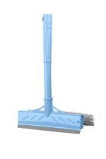 BUFFER® Çok Amaçlı 22 Cm Fırçalı ve Silikon Çekçekli Ev Araba Cam Temizleyici Fırça - Görsel 6
