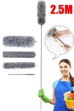 BUFFER® Teleskopik 3'lü Mop Toz Alma Püskülü Çok Fonksiyonlu Temizlik Seti - Görsel 7