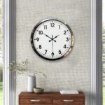 Krom Elegance 40 Cm Metal Standart Duvar Saati