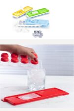 BUFFER® 12li Kapaklı Yapışmaz Silikon Tabanlı Plastik Küp Buz Kalıbı - Görsel 8