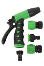 BUFFER® 2 Fonksiyonlu 5li Bahçe Tarla Otomatik Sulama Tabancası Seti Hortum Bağlantısı Aparatı - Görsel 5