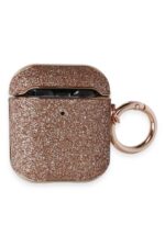 Mey İthalat®  Airpods 2 (2.nesil) Spell Simli Kılıf - Rose Gold - Görsel 2