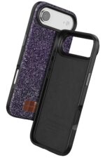 Mey İthalat®   iPhone 17 Air Bright Simli Kapak - Derin Mor - Görsel 3
