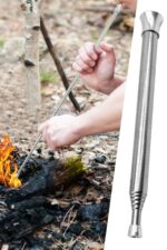 BUFFER®  Teleskopik Ateş Başlatıcı Outdoor Üfleme Borusu 63 Cm - Görsel 6