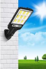 BUFFER® 3 Farklı Işık Modlu Güneş Enerjisiyle Şarj Olan Dış Mekan Uyumlu Kumandalı Solar Duvar LEDİ - Görsel 6