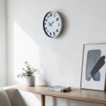 Soft White 36 Cm Sade Duvar Saati - Görsel 2