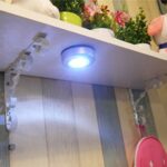 BUFFER® Kablosuz Spot Pilli Dokunmatik Led Lamba 3 Ledli Dolap Lambası - Görsel 8