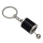 BUFFER® Hareketli Araba Vites Anahtarlık Altı Hız Manuel Vites Dişli Shifter Topuzu Metal Anahtarlık - Görsel 8