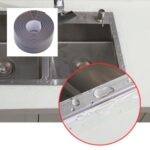 BUFFER® Gri Su Sızdırmaz  Banyo Mutfak Lavabo Küvet İzolasyon Şerit Bant - Görsel 6