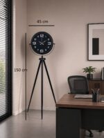 Siyah Zarafet Tripod Ayaklı Saat - Görsel 4