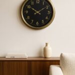 İhtişam Eskitme 40 Cm Metal Duvar Saati
