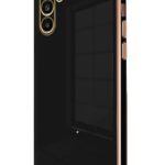 Mey İthalat®  Samsung Galaxy A15 4G Kılıf Volet Silikon - Siyah