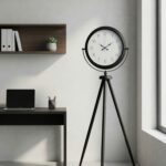 Pure Black Tripod Ayaklı Saat