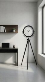 Pure Black Tripod Ayaklı Saat