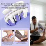 BUFFER® 14 Tekerlekli 360° Selülit Karşıtı Masaj Aleti – Çıkarılabilir 3 Tekerleği Çıkarılabilen, Bacak, Kol ve Karın İçin Sıkılaştırıcı Masaj Rulosu - Görsel 5