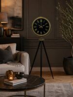 Vintage Roma Rakamlı Modern Tripod Ayaklı Saat
