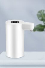 BUFFER®  Usb ile Şarj Olabilen Beyaz Damacana Pompası 1200 mA - Görsel 7